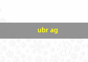 ubr ag